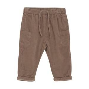 NEW MINYMO baby's corduroy lined pants in caribou